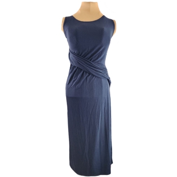 Fabletics Navy Blue Midi Dress‎ Women's XL - Picture 1 of 4